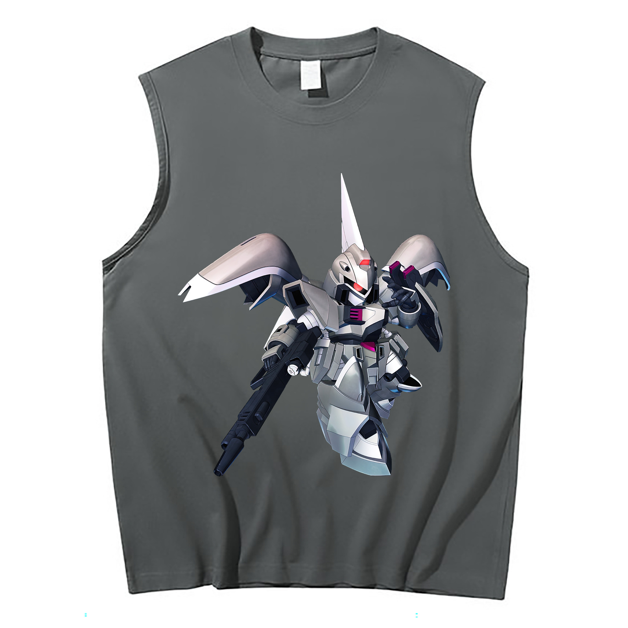 （画像用） 機動戦士ガンダム Mobile Suit Gundam コットン100％タンクトップ（フロントプリント）